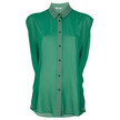 Acne Scallop Blouse / Green