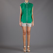 Acne Scallop Blouse / Green