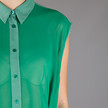 Acne Scallop Blouse / Green
