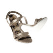 Sam Edelman Abbott Snake Sandal / Pewter