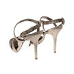 Sam Edelman Abbott Snake Sandal / Pewter