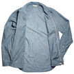 Folk Drawcord Shirt / Chambray