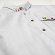 Lyle & Scott SS Slub Shirt / Storm