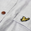 Lyle & Scott SS Slub Shirt / Storm