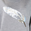Markus Lupfer Feather Sequin Knit / Grey