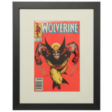 Wolverine Comic Book Framed