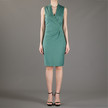Hoss Intropia Sleeveless Fitted Dress / Aloe
