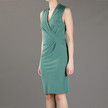 Hoss Intropia Sleeveless Fitted Dress / Aloe
