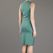 Hoss Intropia Sleeveless Fitted Dress / Aloe