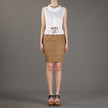 Hoss Intropia Two Tone Dress / Tobacco Hoss Intropia Two Tone Dress / Tobacco