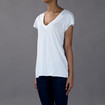 Acne Chary Linen Top / Off White