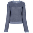 Acne Ninon Linen Top / Purple