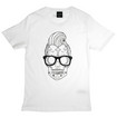 Sugarskull Glasses Skull T-Shirt / White