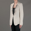 Hoss Intropia Sequin Collar Jacket / Ivory Hoss Intropia Sequin Collar Jacket / Ivory