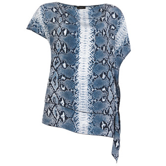 Joseph Ines Snake Blouse / Blue