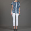 Joseph Ines Snake Blouse / Blue