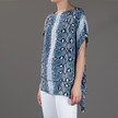 Joseph Ines Snake Blouse / Blue