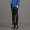 Joseph Leather/Gabadine Legging / Black