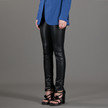Joseph Leather/Gabadine Legging / Black