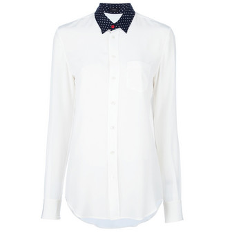 Joseph Garcon Spot Shirt / Navy