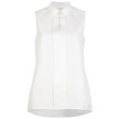 Victoria Beckham Denim Petersham Shirt / Ivory