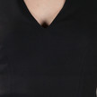 Victoria Beckham Denim V-Neck Shell Top / Black